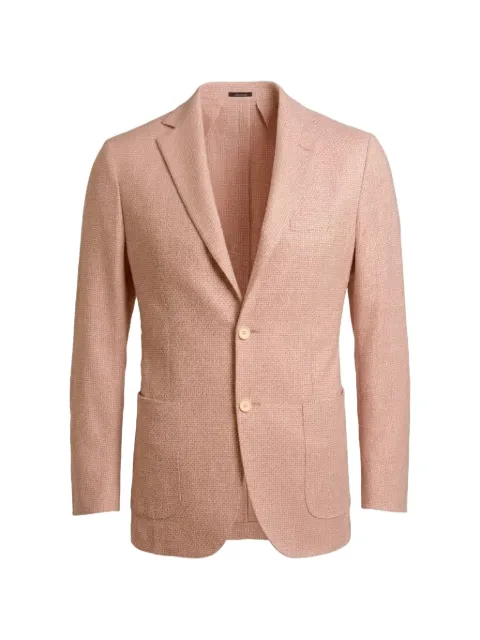 SARTORIO NAPOLI woven-texture notch-lapel jacket