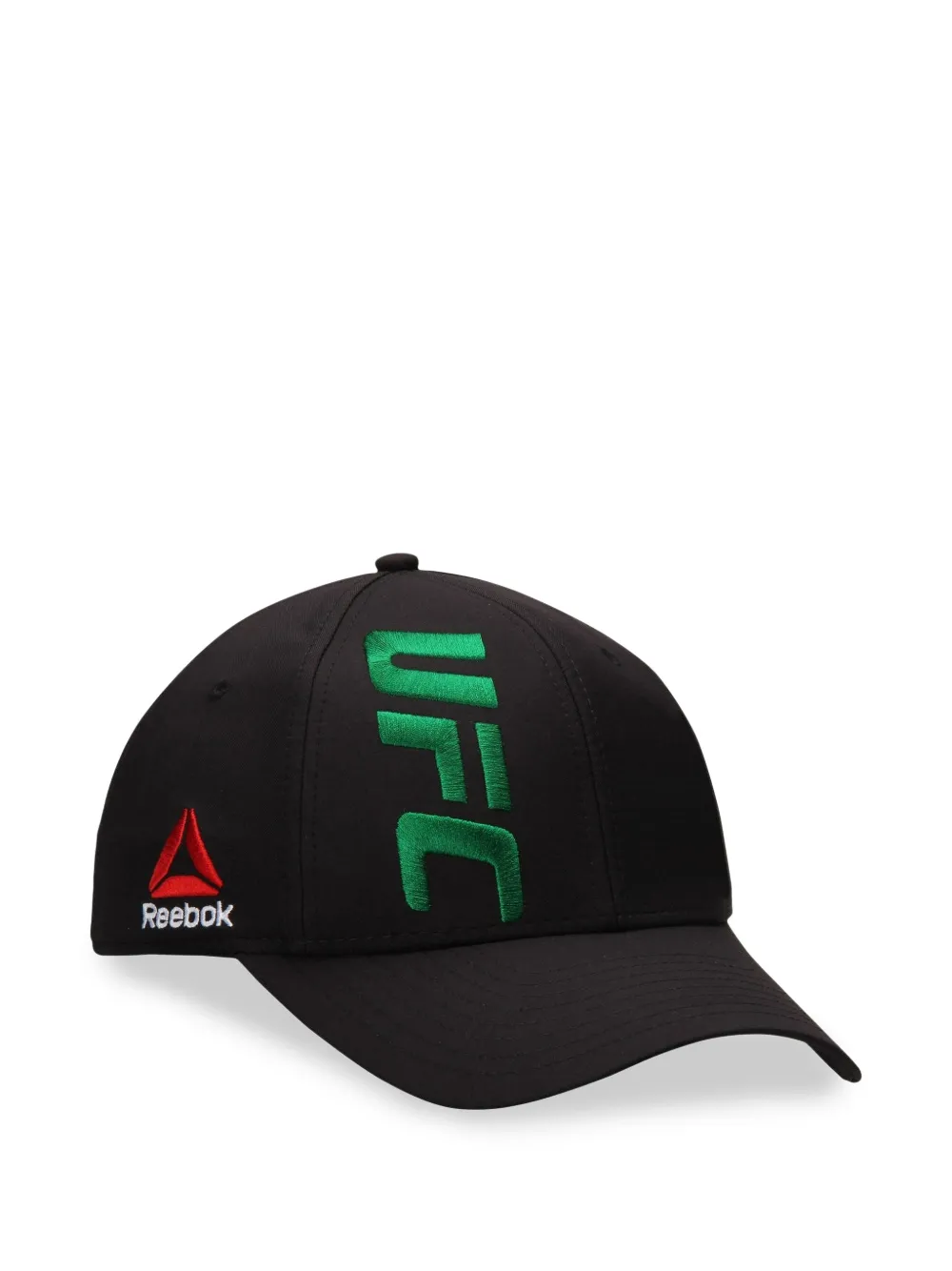 Reebok x UFC honkbalpet met geborduurd logo Zwart