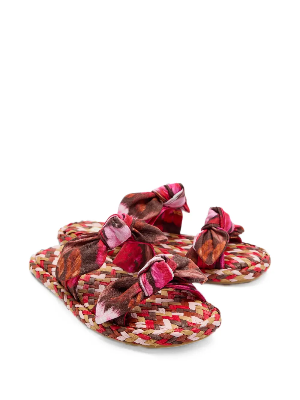  Zimmermann Carousel Flat Sandals - Rose 