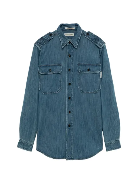 Roy Rogers x EVA epaulette denim shirt