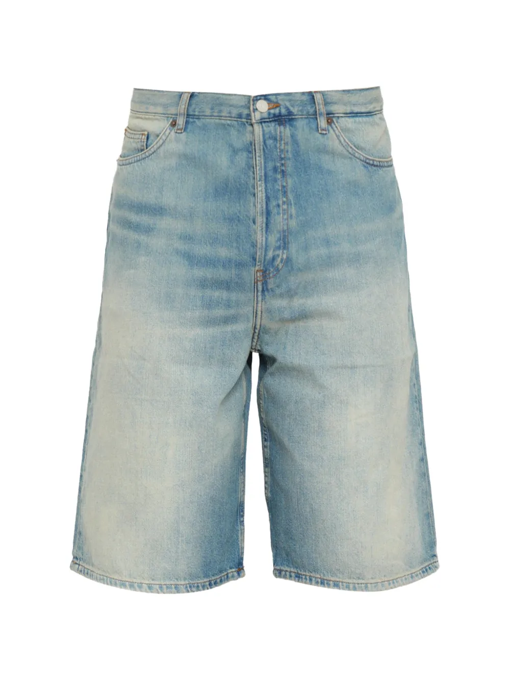 Wood Wood Type 16 denim shorts - Blau