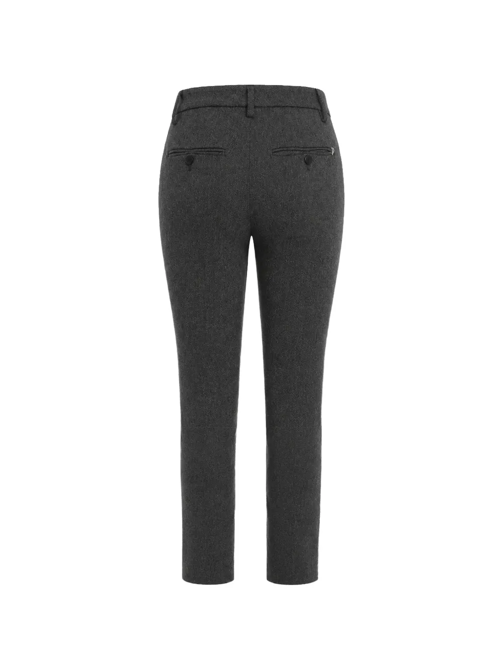  Dondup Carmen Herringbone-pattern Trousers - Gris 