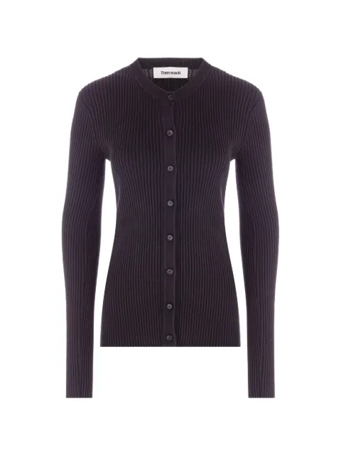 TONYWACK ribbed-knit cardigan