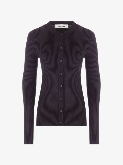 TONYWACK ribbed-knit cardigan