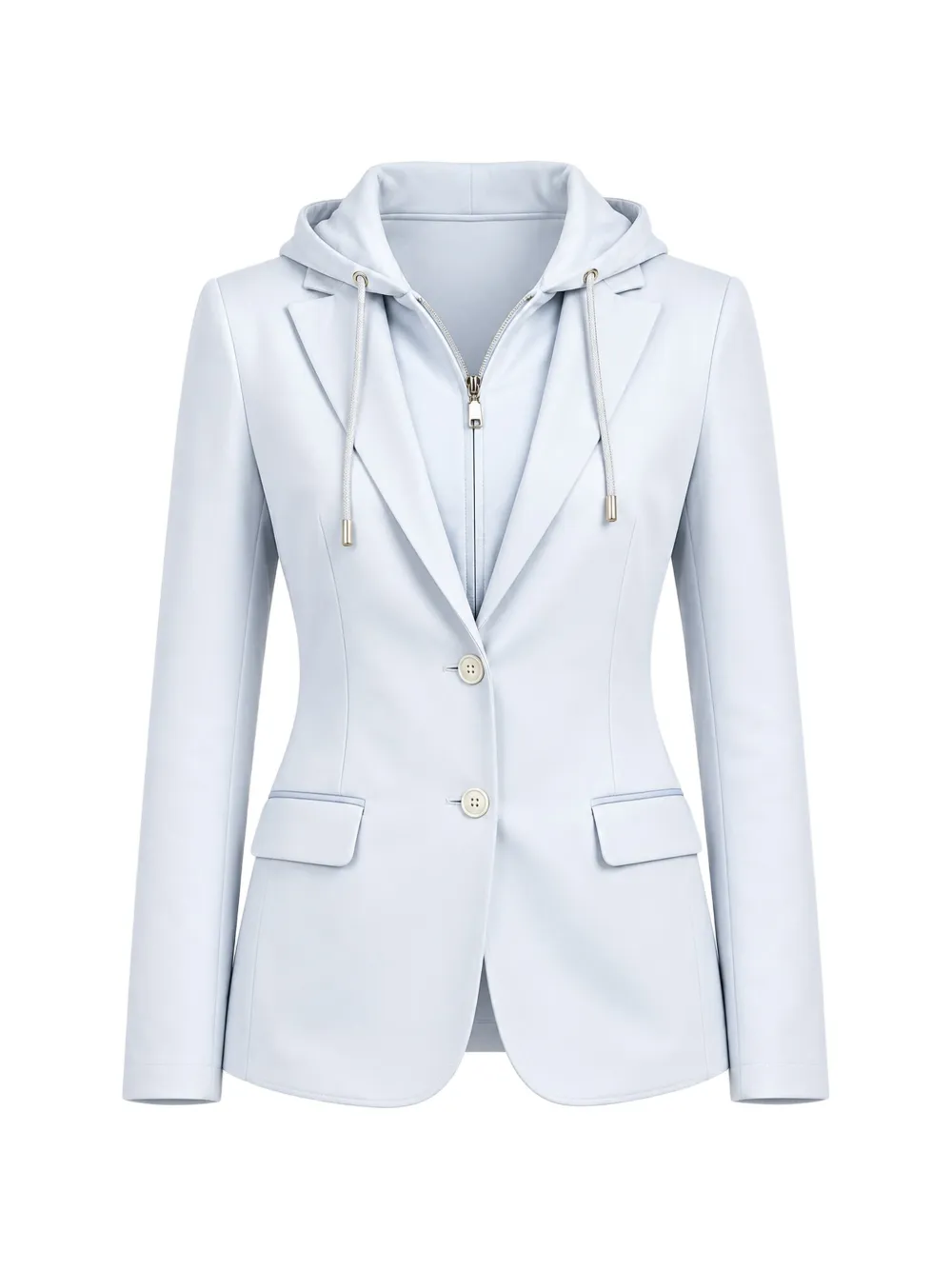 Eleventy Blazer con cappuccio - Blu