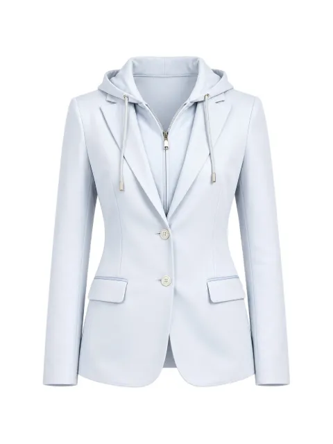 Eleventy hooded layered blazer