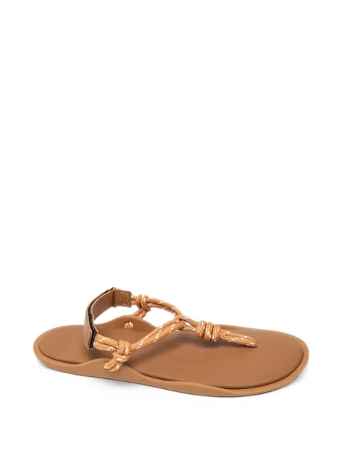 Flòwze knotted touch-strap sandals
