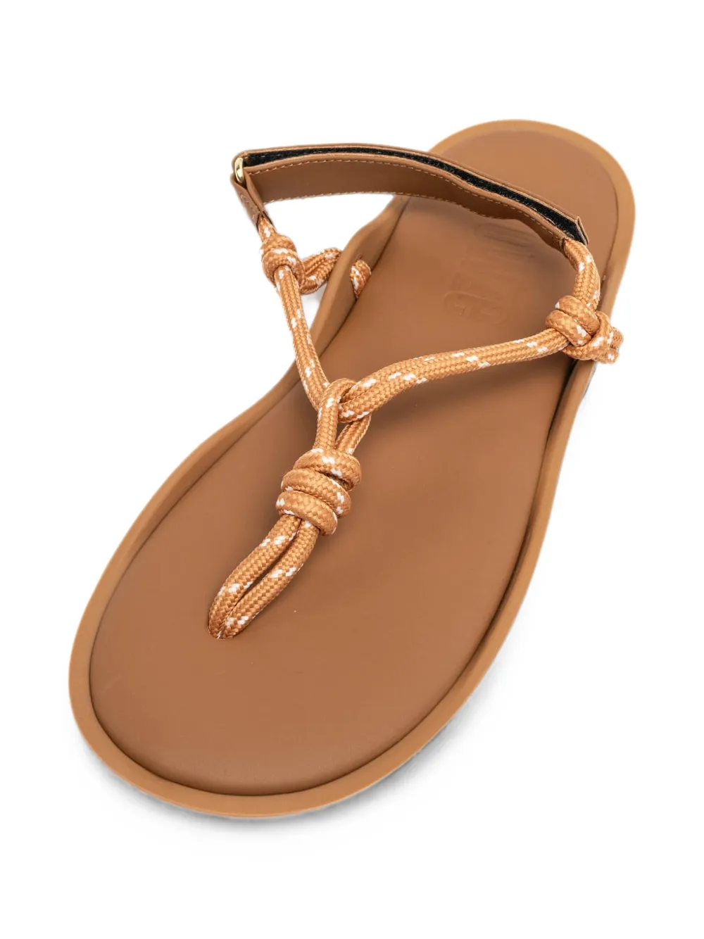  Flòwze Knotted Touch-strap Sandals - Neutro 