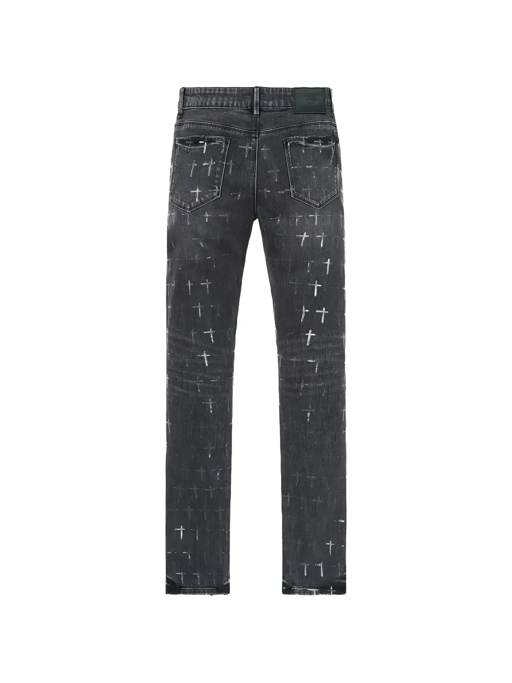 RTA Bryant jeans met kruisprint Grijs