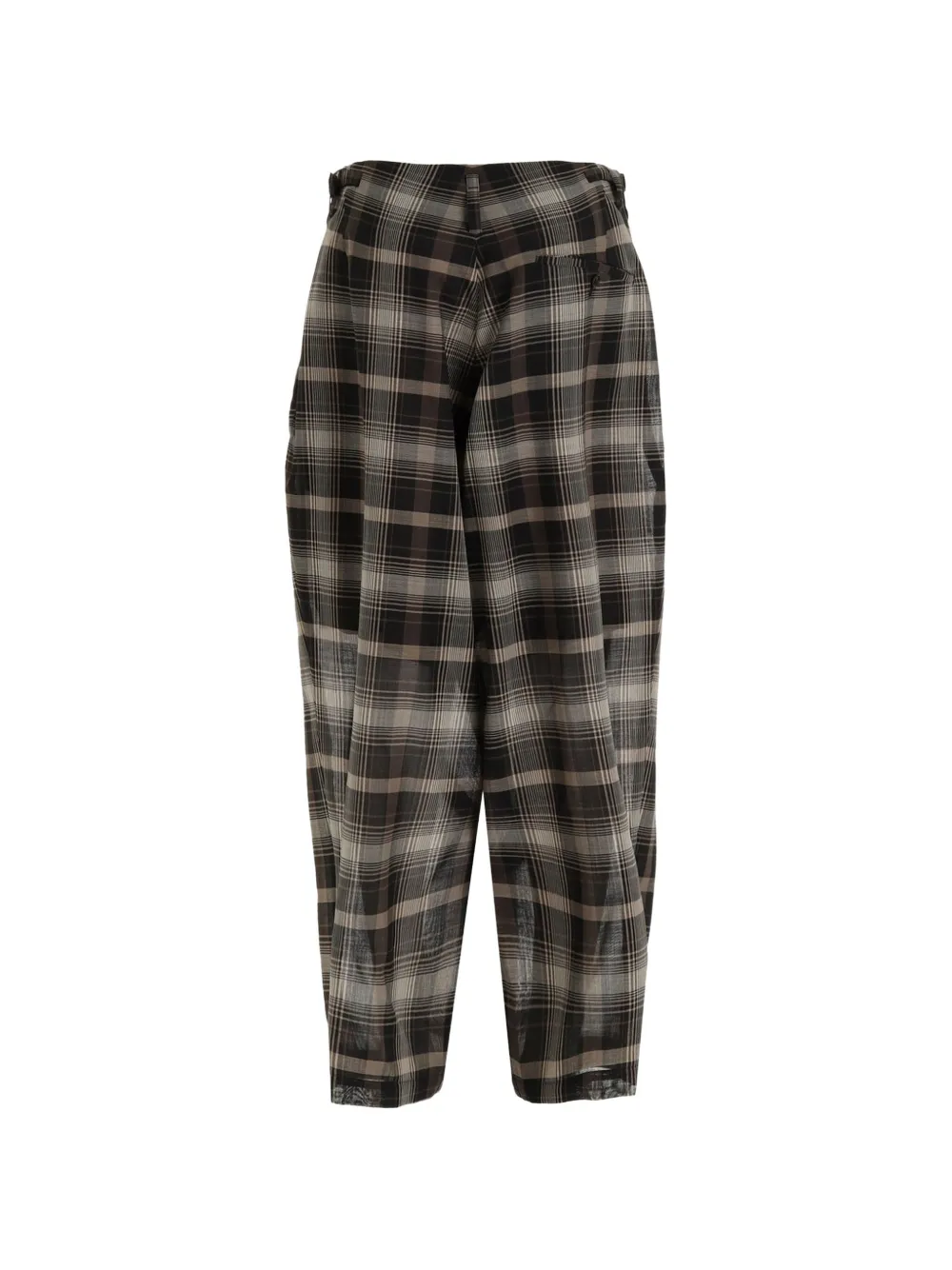 Y's Geruite broek Zwart