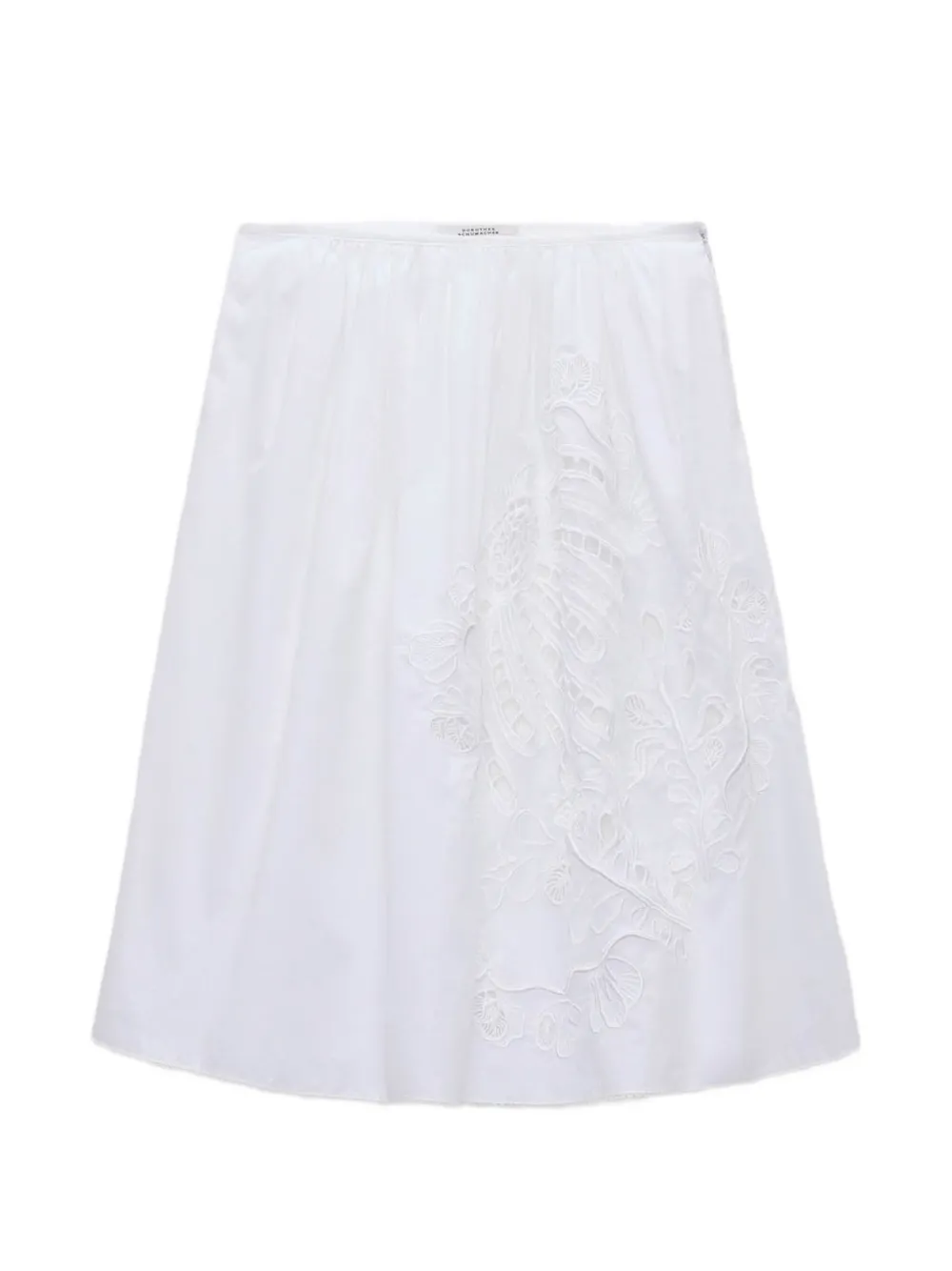 Dorothee Schumacher Gonna con ricamo - Bianco