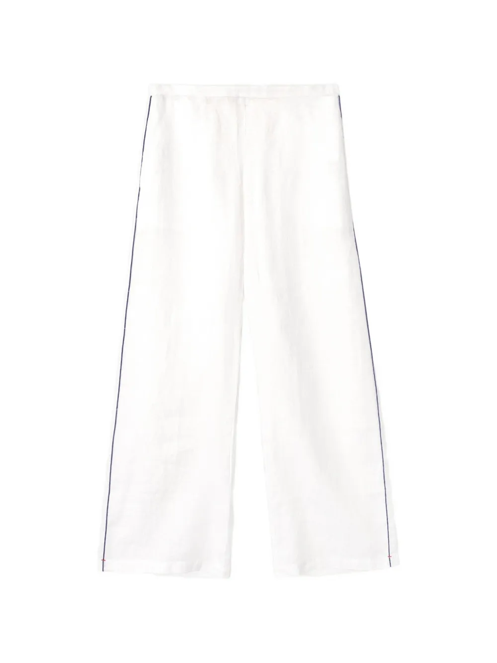 Xirena Pippen side-stripe linen trousers - White
