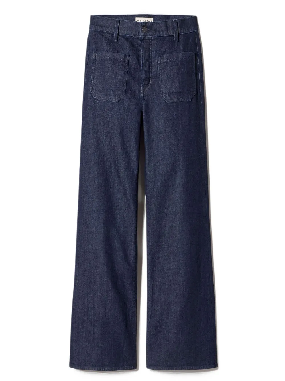 Nili Lotan Florence jeans met opgestikte zakken Blauw