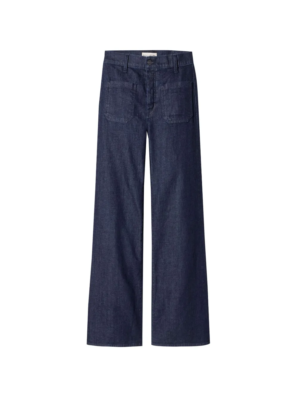 Nili Lotan Jeans Florence con tasche applicate - Blu