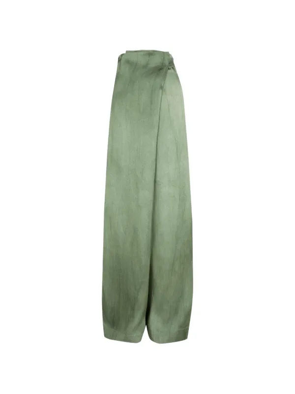 Cortana Elea Wrap-style Trousers in Green