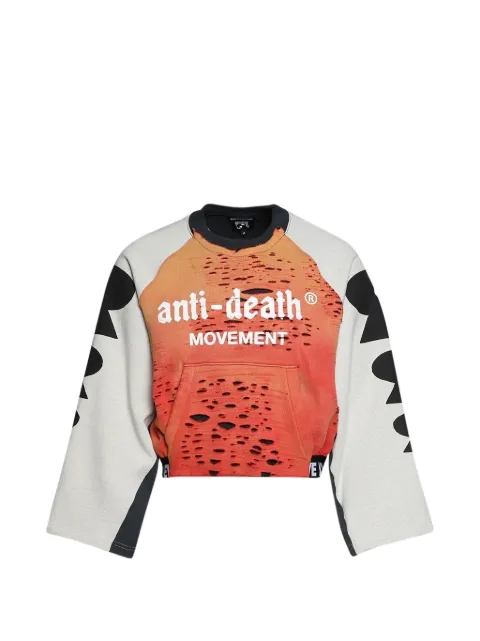 RIVINGTON ROI REBIS Amor Rose cotton sweater