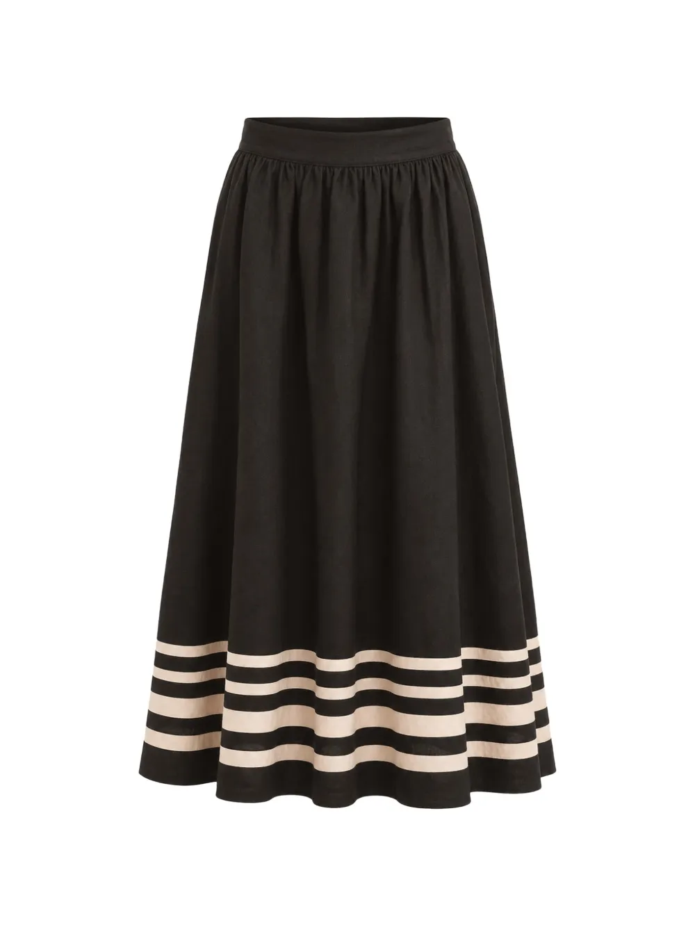 Xirena Lucille striped skirt - Black