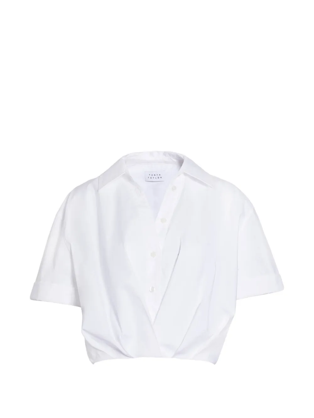 Tanya Taylor Oakley pleated shirt - Weiß