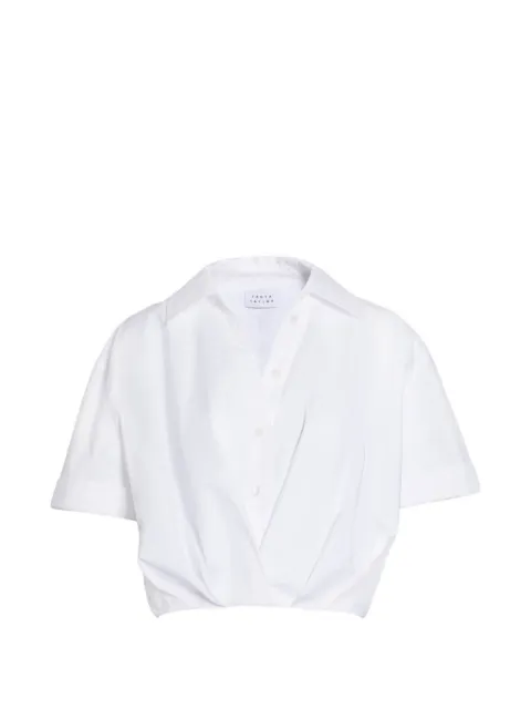 Tanya Taylor Oakley pleated shirt