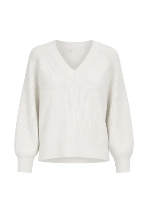 PATRICK ASSARAF ribbed-knit raglan-sleeve sweater