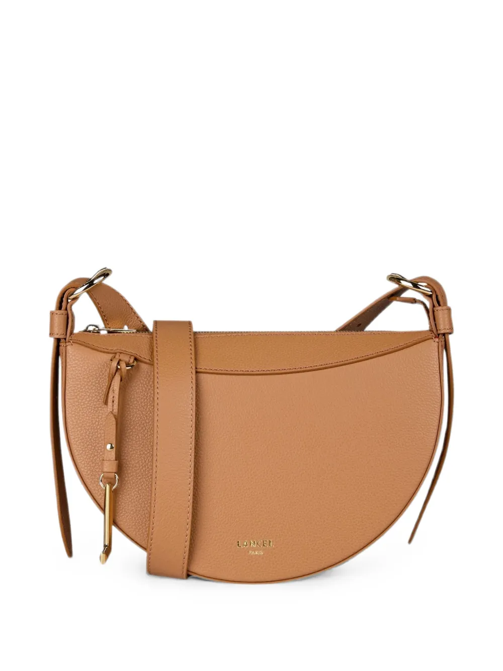 Lancel Borsa a tracolla a mezza luna - Toni neutri