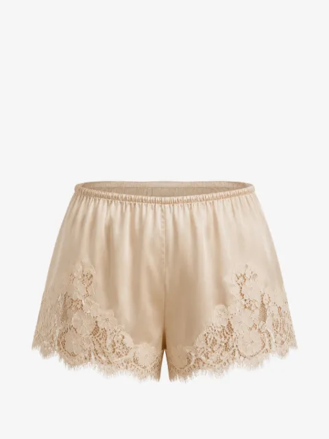 DÔEN Iona lace-trim shorts