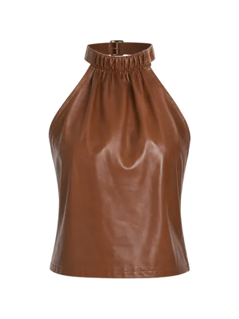 Yigal Azrouel top Luna con cuello halter
