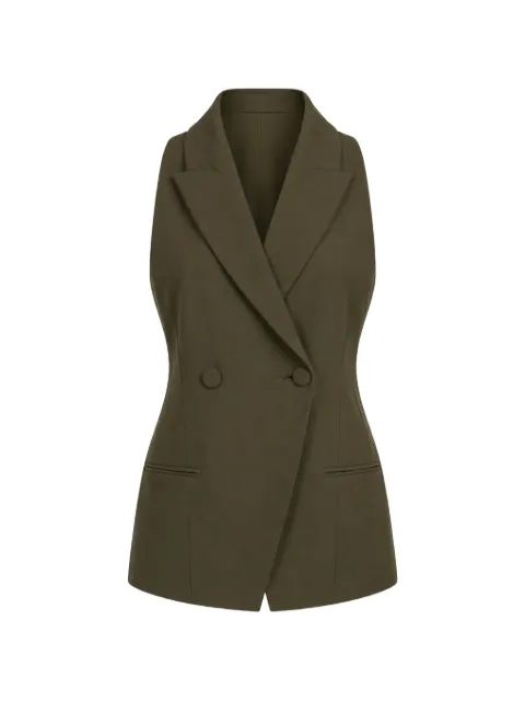The Sei double-breasted halterneck vest