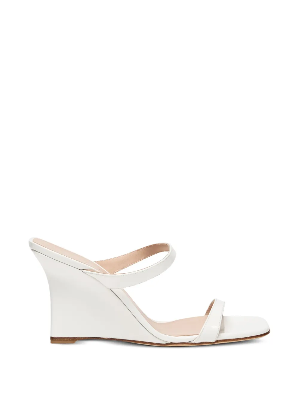 Stuart Weitzman Sandali Vinnie con zeppa - Bianco