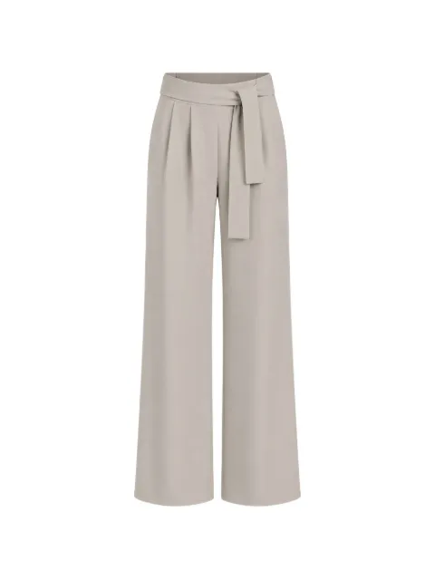 Dusan belted wide-leg trousers