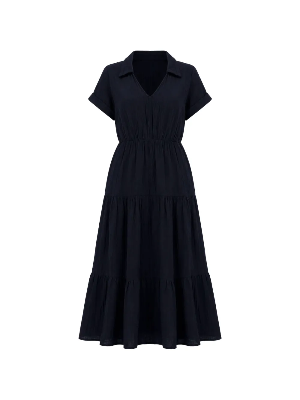 Xirena Abito Larissa con balze - Blu
