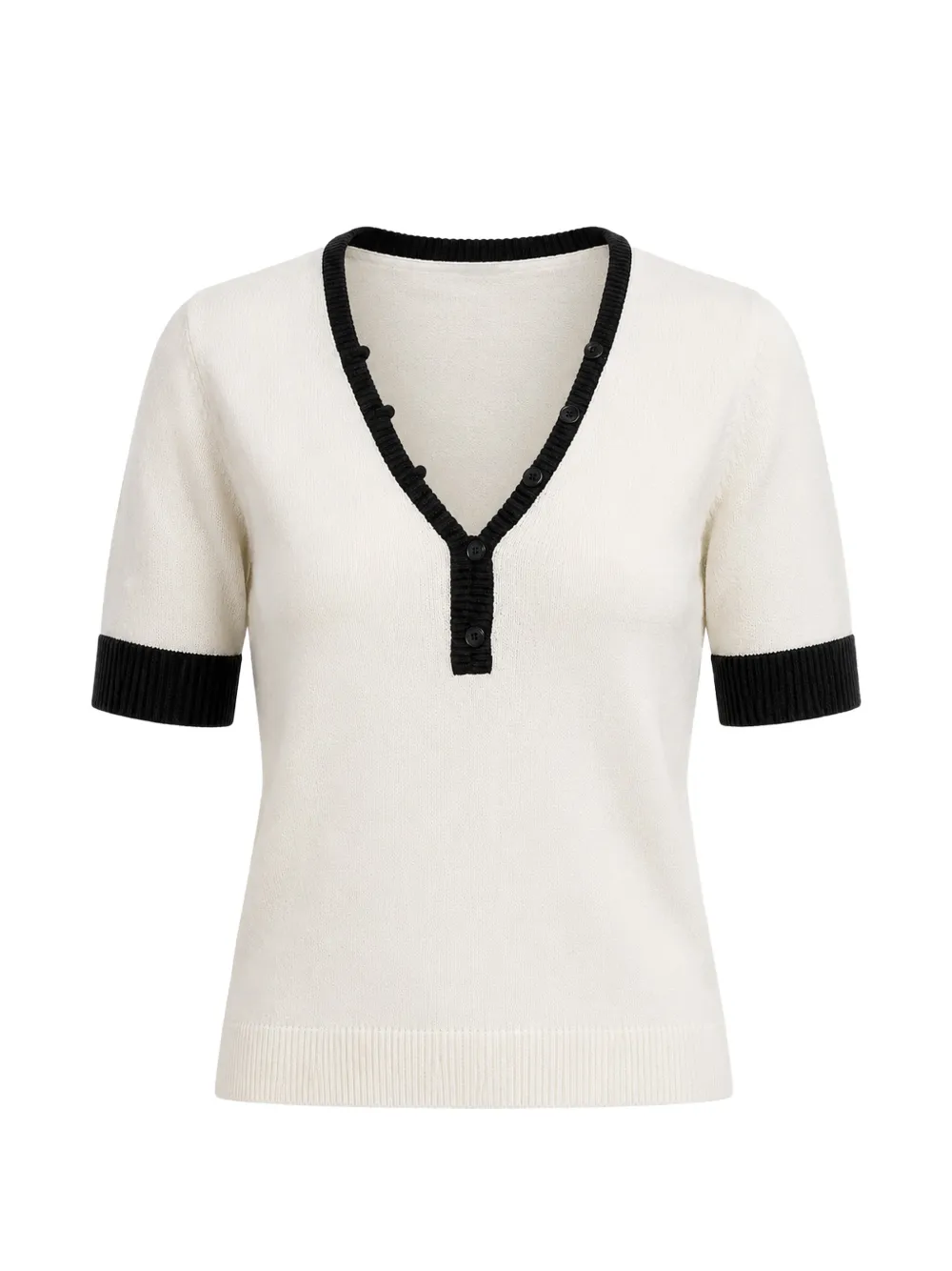 White + Warren T-shirt con maniche corte - Toni neutri
