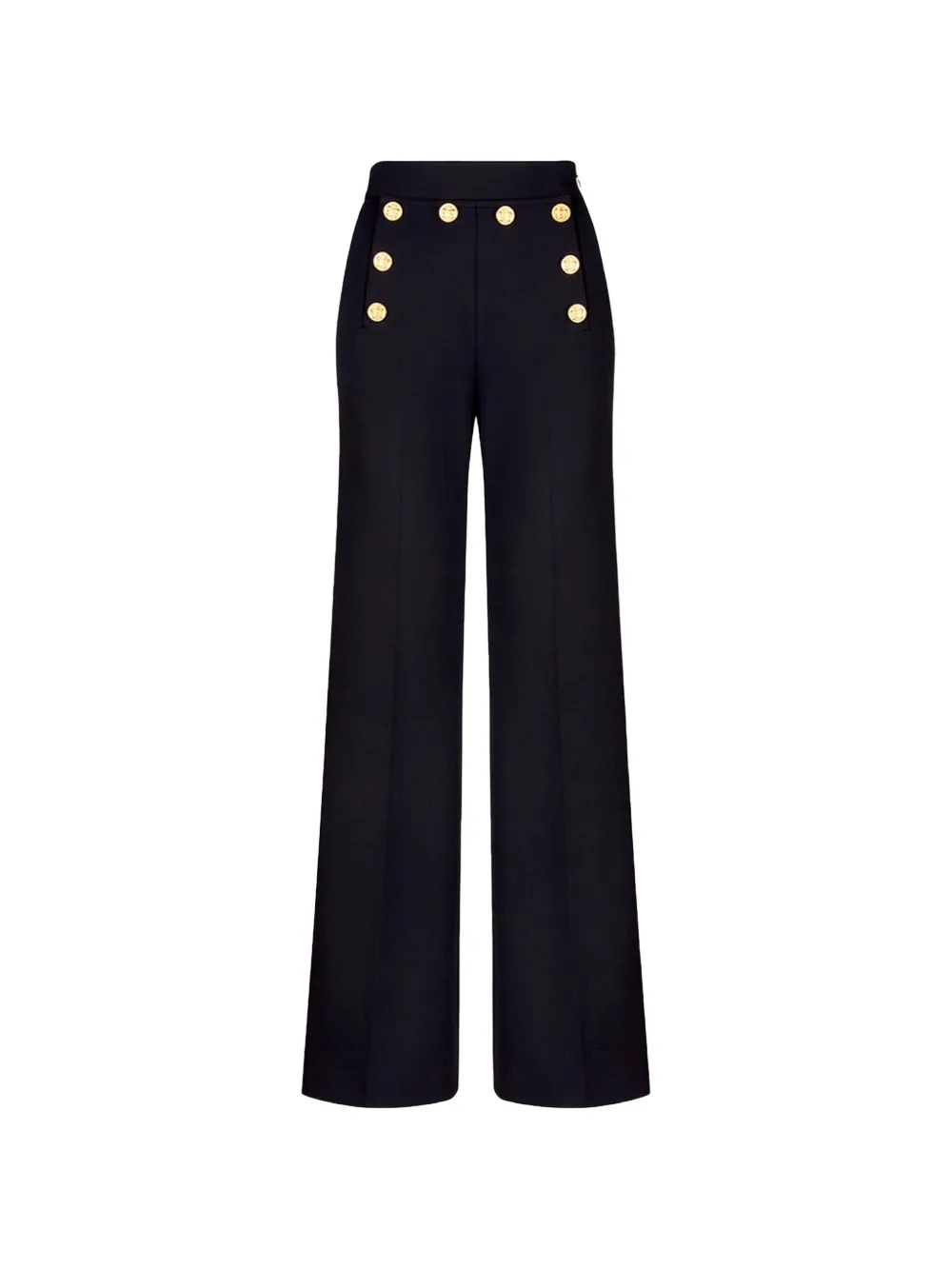 Smythe Nautical Wool Trousers In Blue