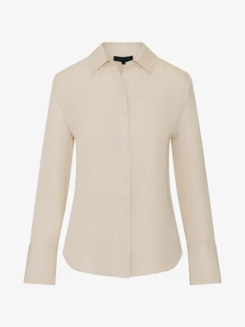 PATRICK ASSARAF long-sleeve silk shirt