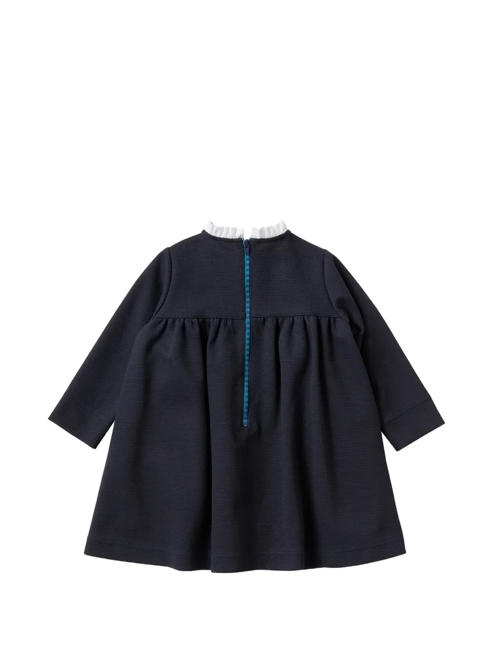 familiar Jurk met ruches en tulen laag Blauw