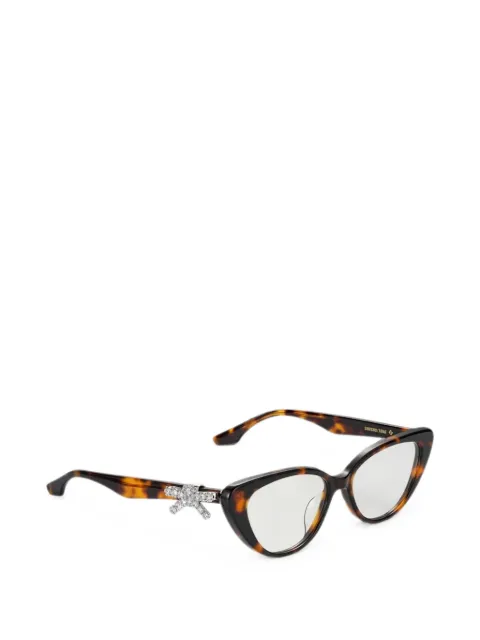 YVMIN bow-detail cat-eye glasses