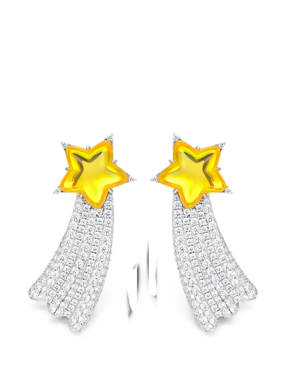 YVMIN Shooting Star earrings - Argento