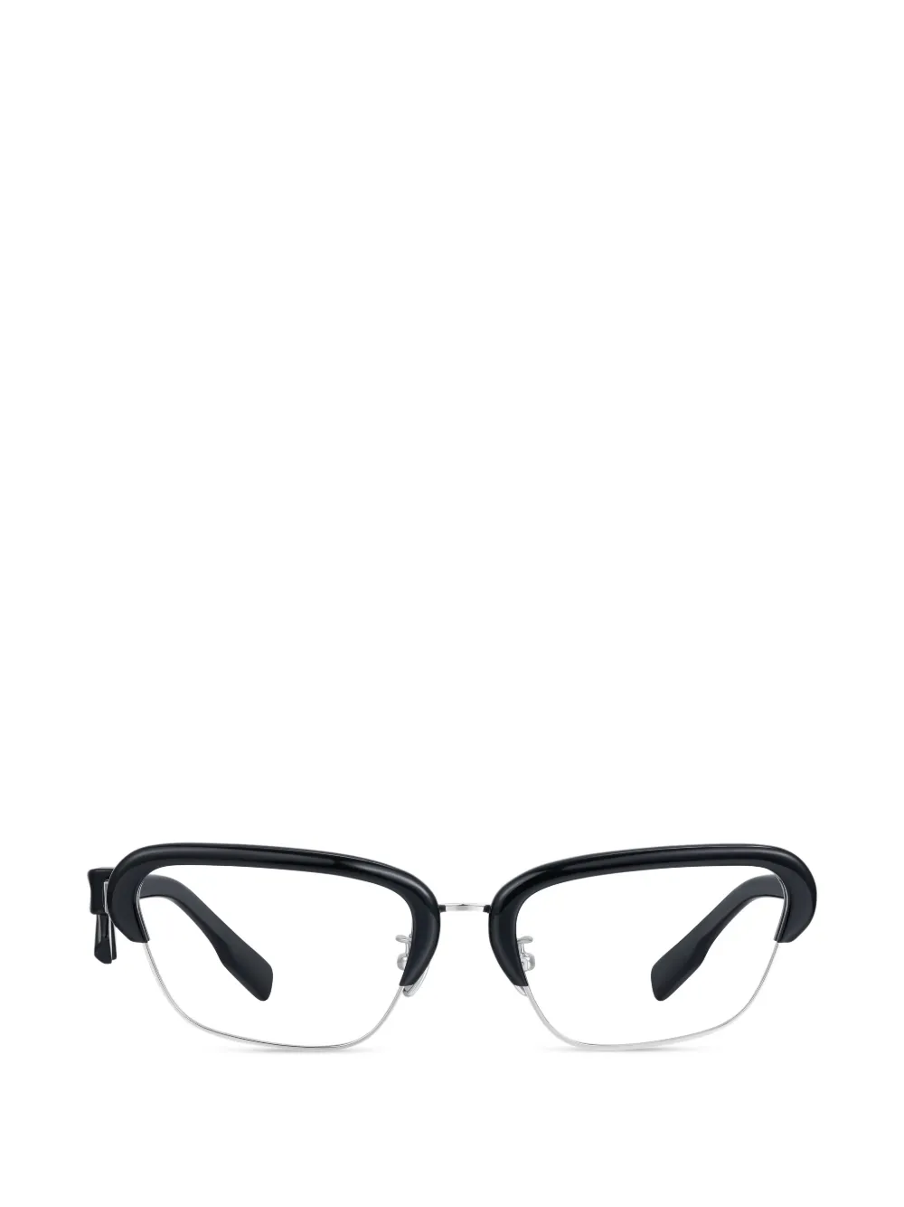 YVMIN x Shushutong bow-detail glasses - Nero
