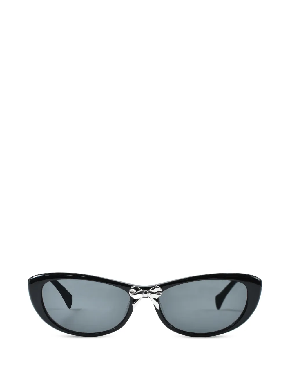 YVMIN bow-detail cat-eye sunglasses - Nero