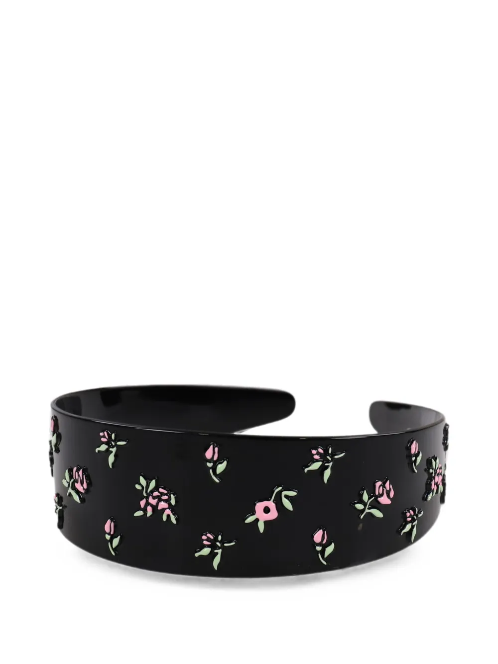 YVMIN x Shushutong haarband met bloemenprint Zwart