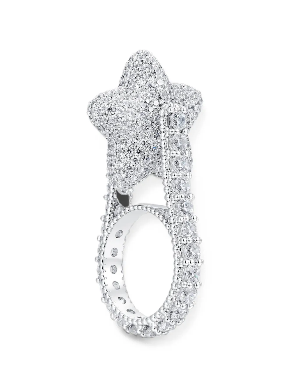 YVMIN Lucky Star spin ring - Argento