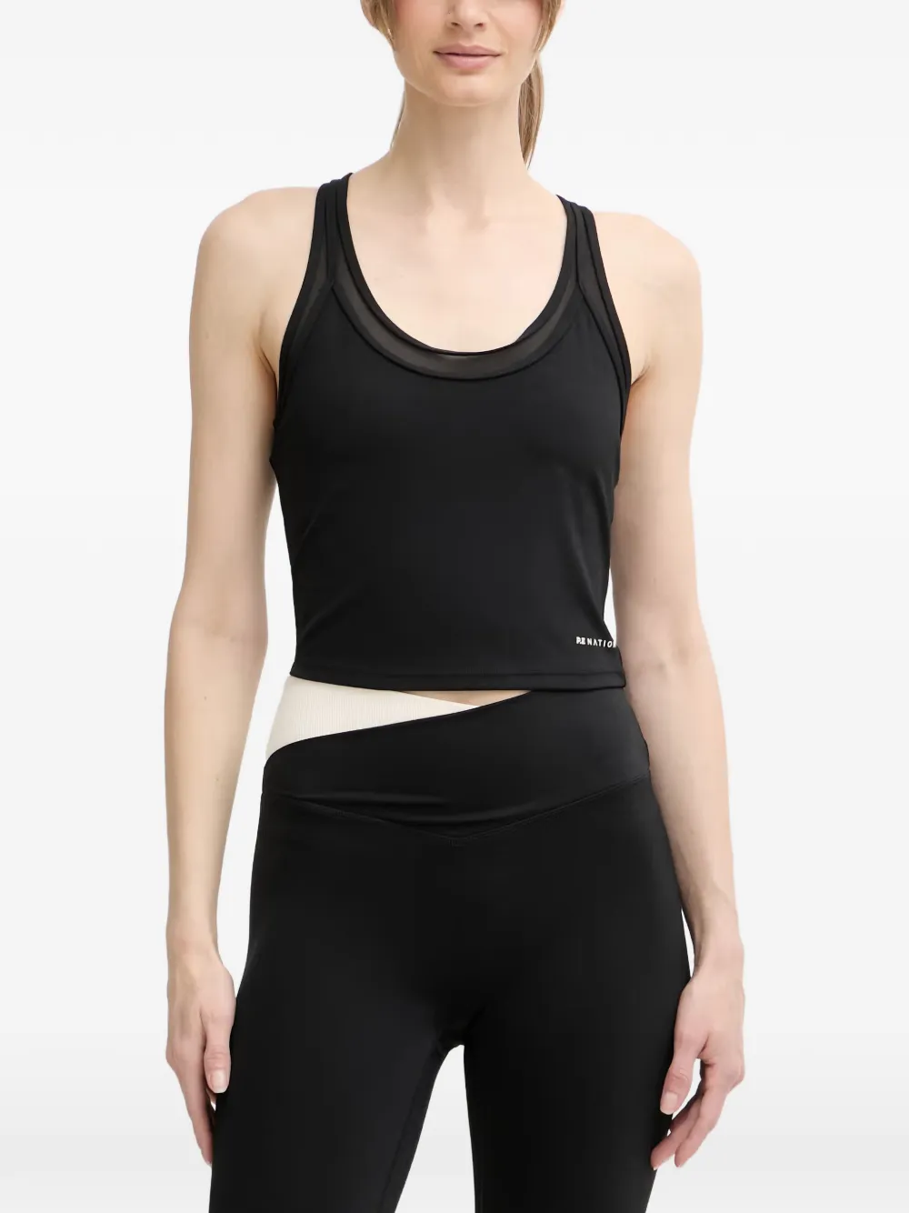 P.E Nation Fusion performance tank top - Schwarz