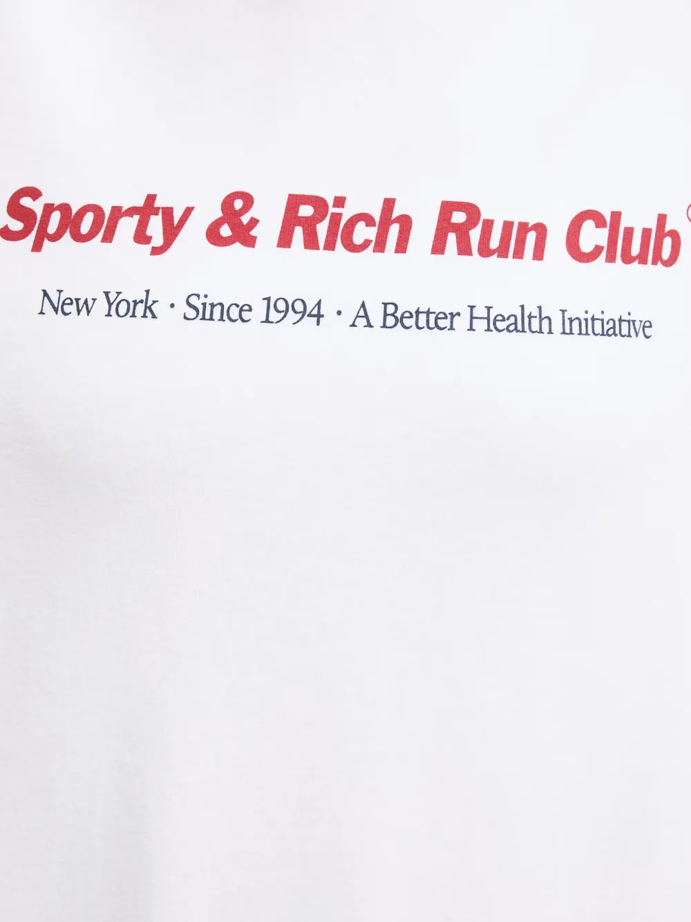 Sporty & Rich Run Club katoenen trui Wit