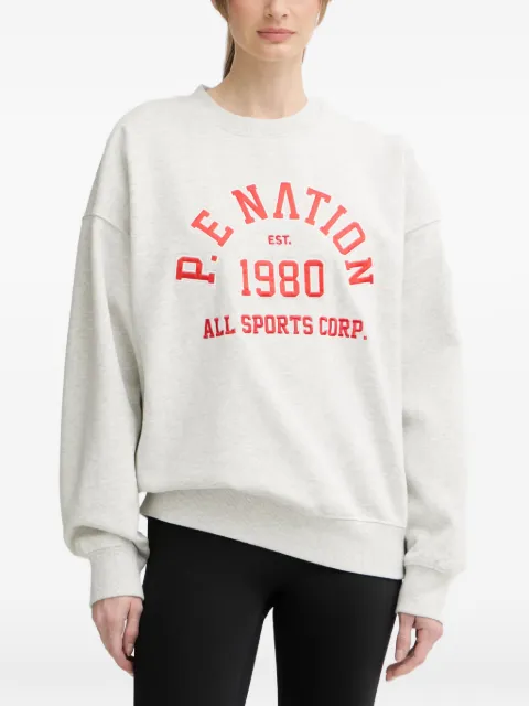 P.E Nation logo-detail sweatshirt