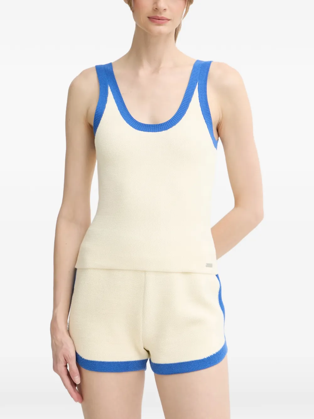 P.E Nation Odyssey knitted tank top - Toni neutri