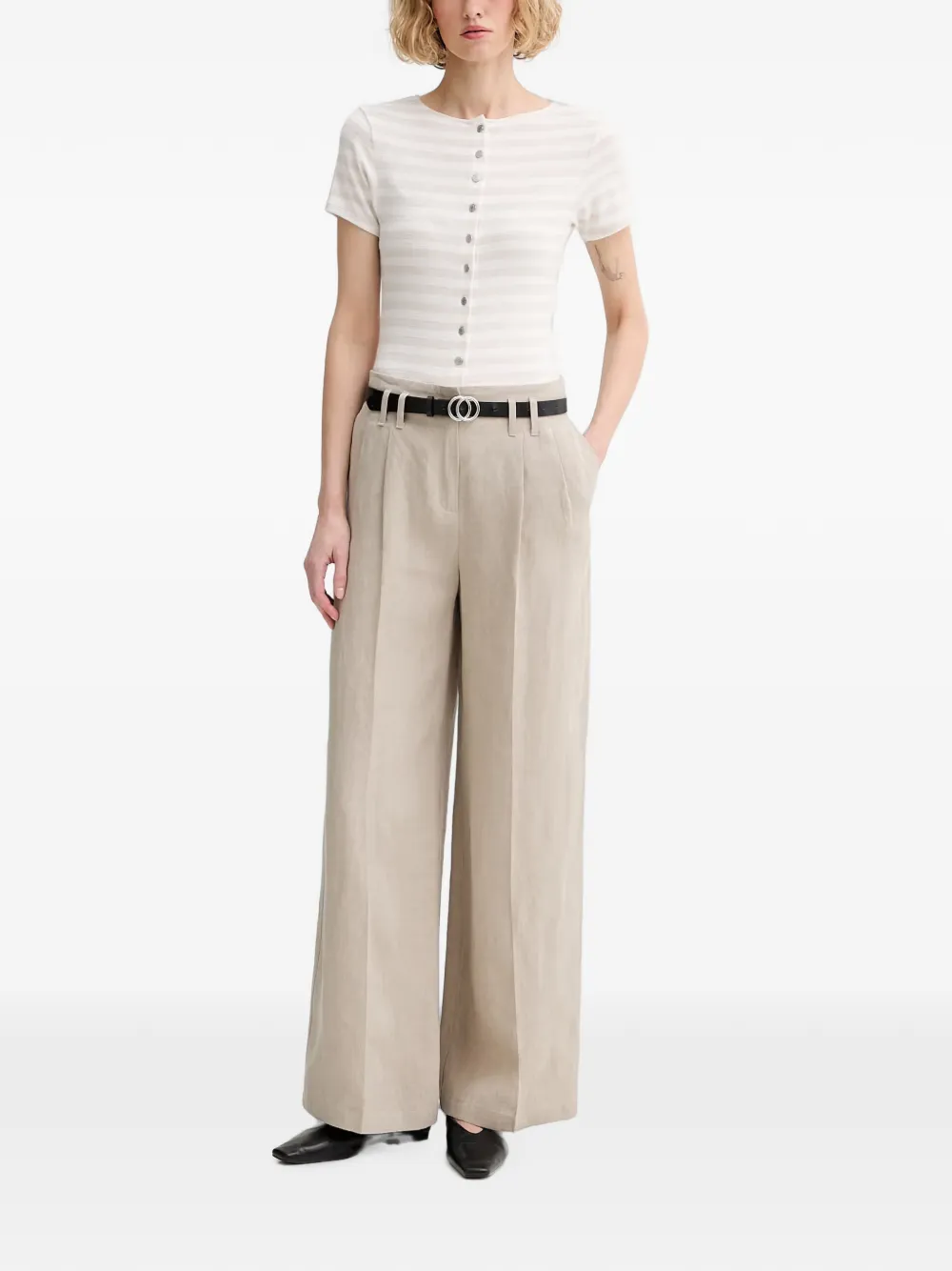 rag & bone Gestreept overhemd Wit