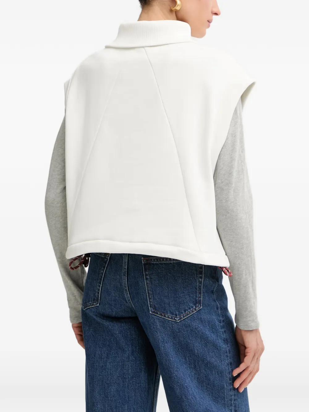 rag & bone Boxy mouwloze polotop Wit