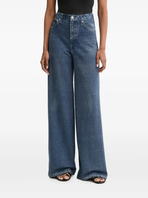 rag & bone high-waist wide-leg jeans