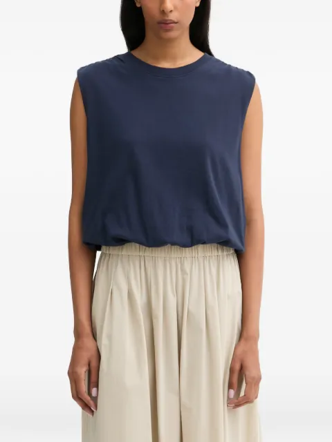 rag & bone Mica ruched-shoulder top