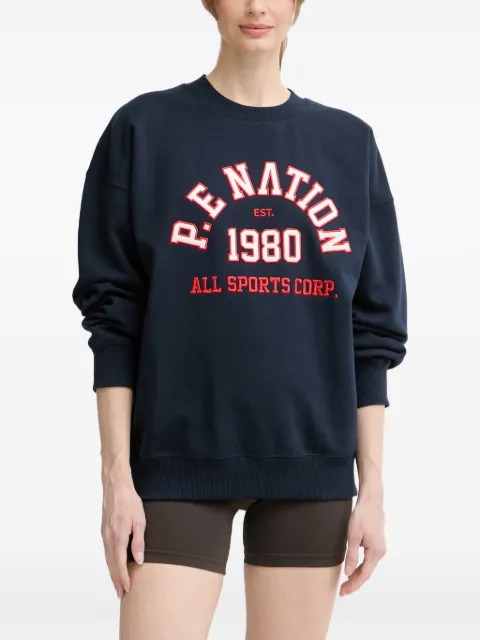 P.E Nation logo-detail sweatshirt